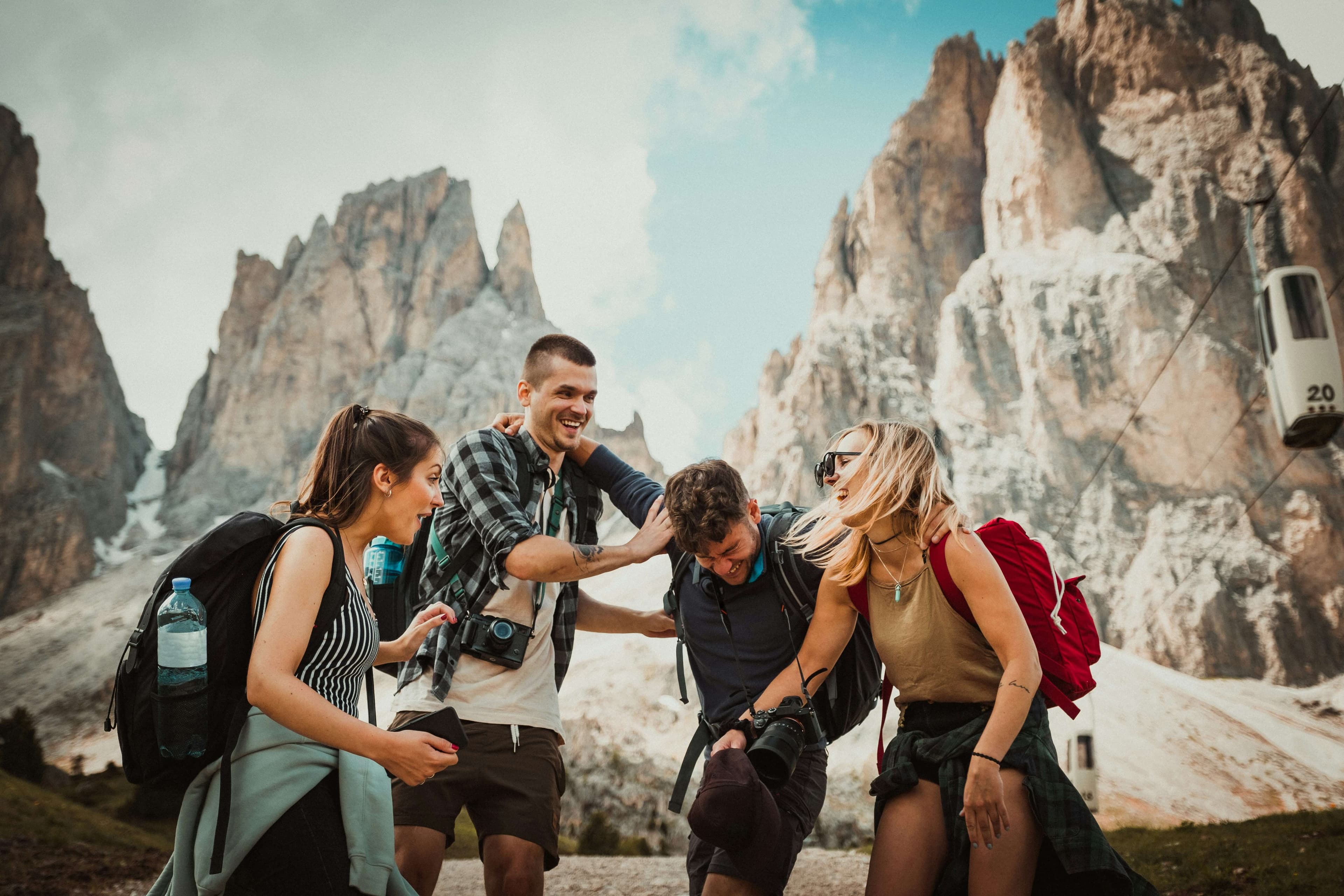 Image of people laughing